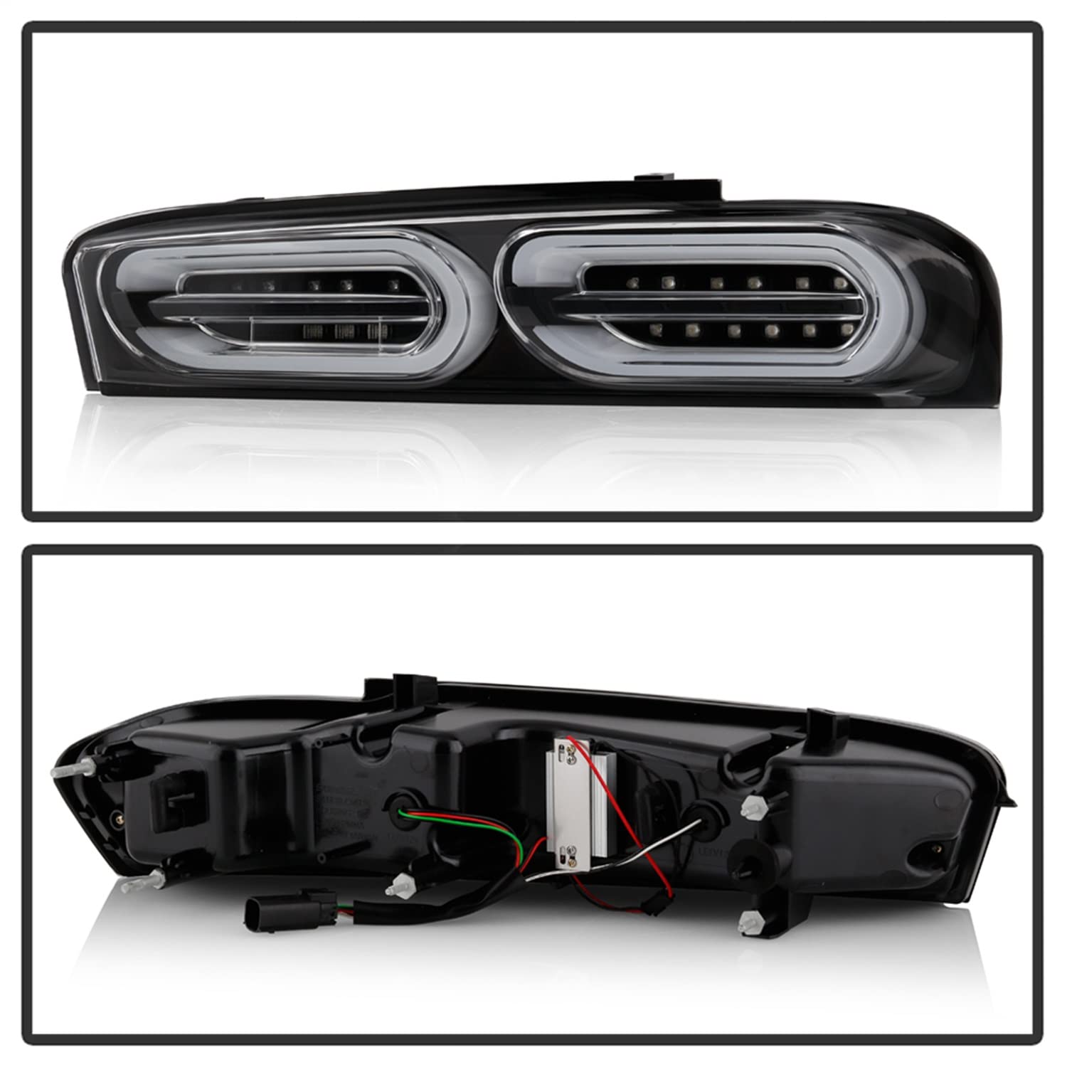 LED Projector Headlight Spyder (ALT-YD-CCAM16HAL-SEQ-BK)
