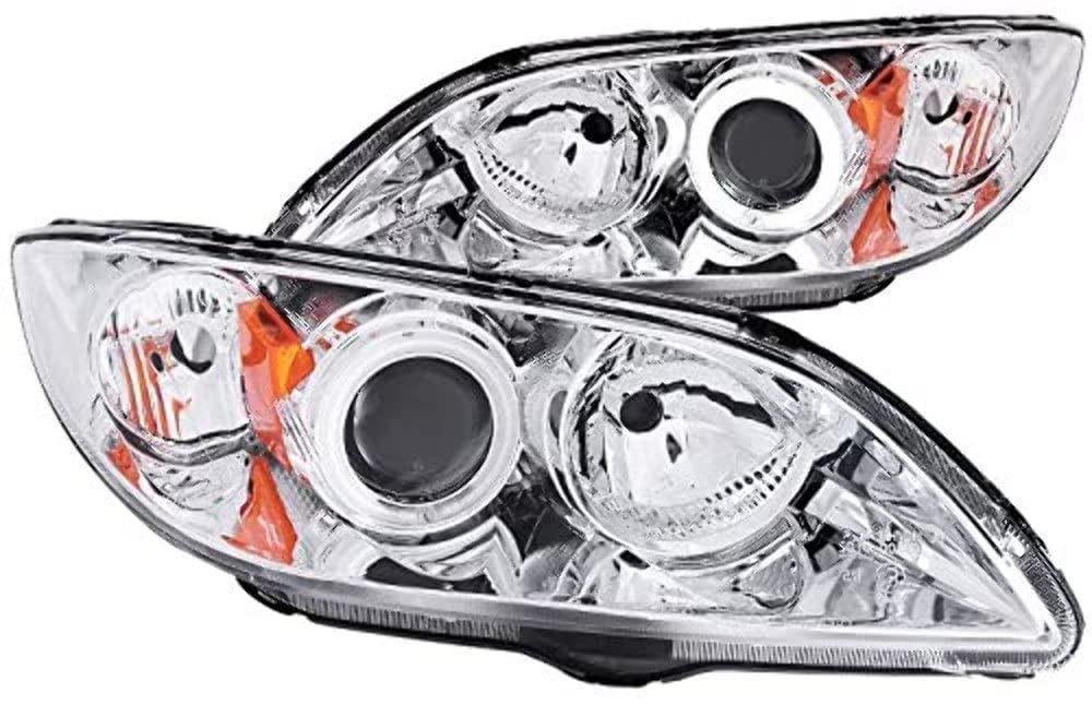 Projector Headlight Set ANZO USA w/CCFL Halo-Chrome 121211