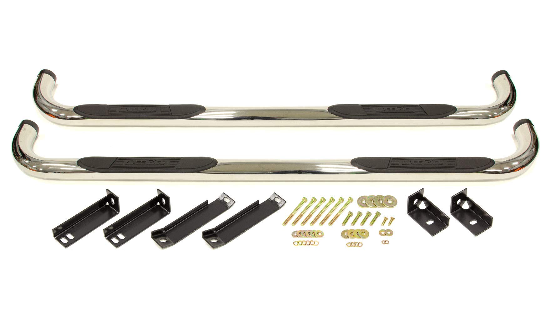 3" Round Dee Zee Stainless Steel Nerf Bars
