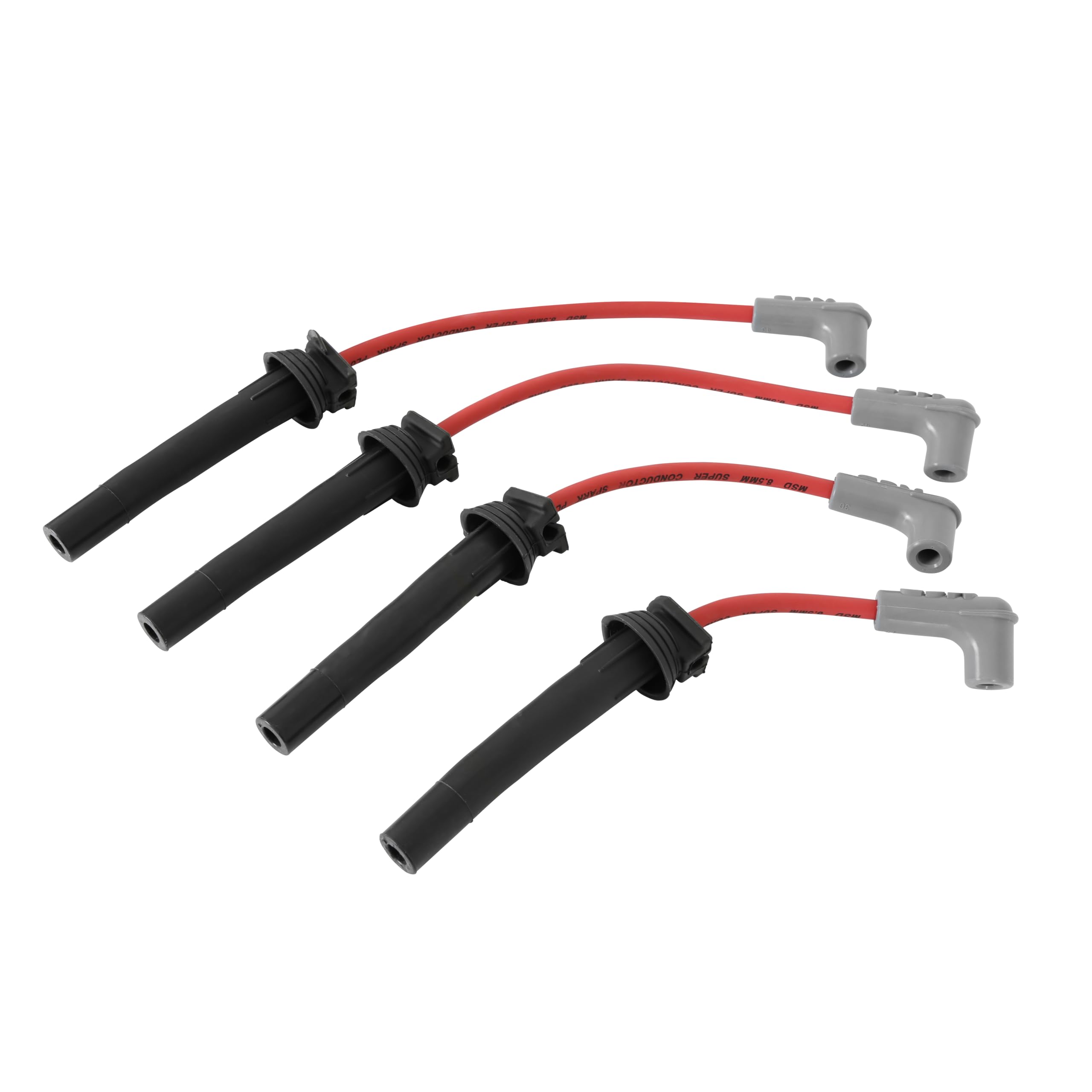 Super Conductor MSD 32879 Spark Plug Wire Set, Red