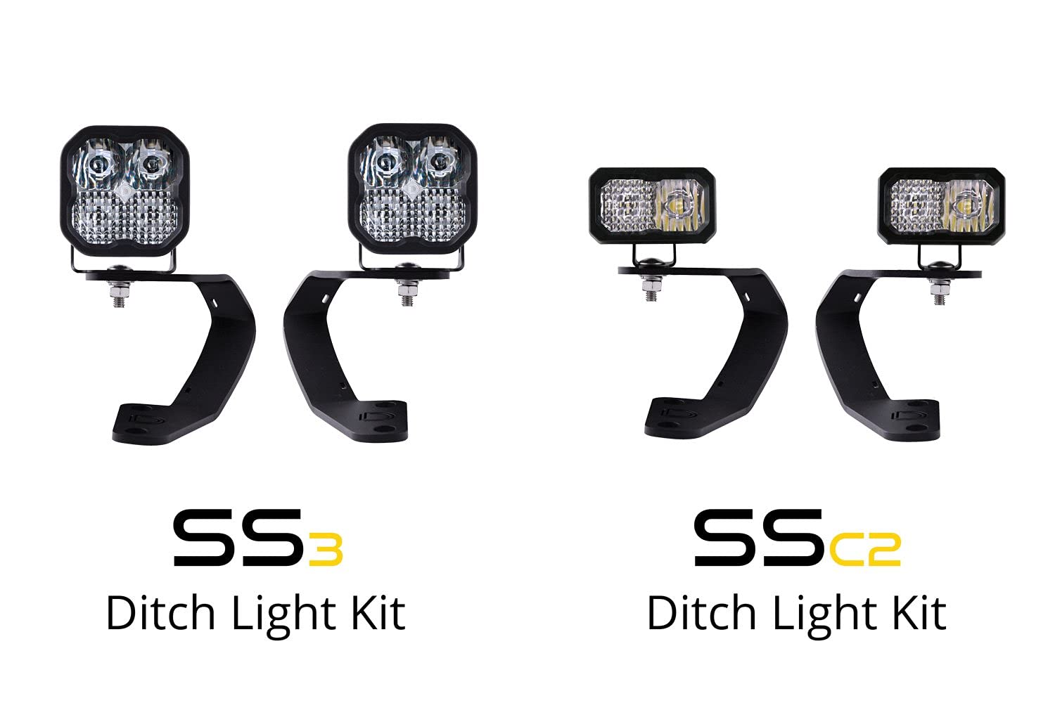 Diode Dynamics DD6748: LED Ditch Light Kit SS3 for 2010-2021 Toyota 4Runner Pro White Combo
