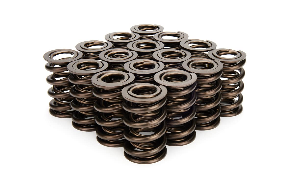 NexTek Manley Valve Spring, Dual Spring, 546 lb/in Spring Rate, 1.220 in Coil Bind, 1.610 in OD, Set of 16