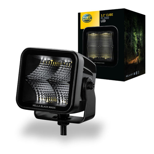 Hella LED Headlight 1FA 358 176-851 Mounted/Screwed Cable 12/24 V 500 mm Connector German Plug