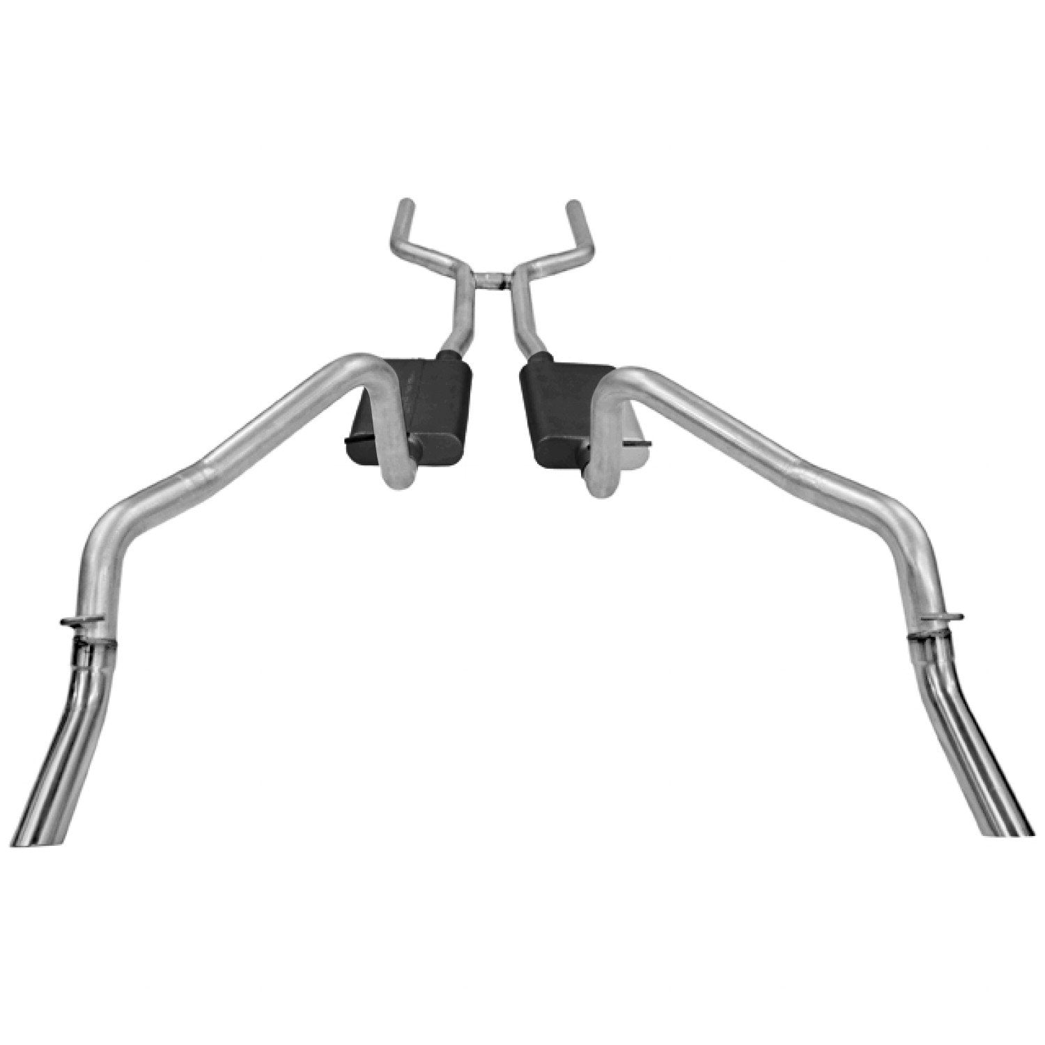 Flowmaster American Thunder 17149 Crossmember-Back 2.5 Inch Aluminized Steel Exhaust Kit Compatible with 1970-1974 Chevy Camaro and Pontiac Firebird with V8 engine