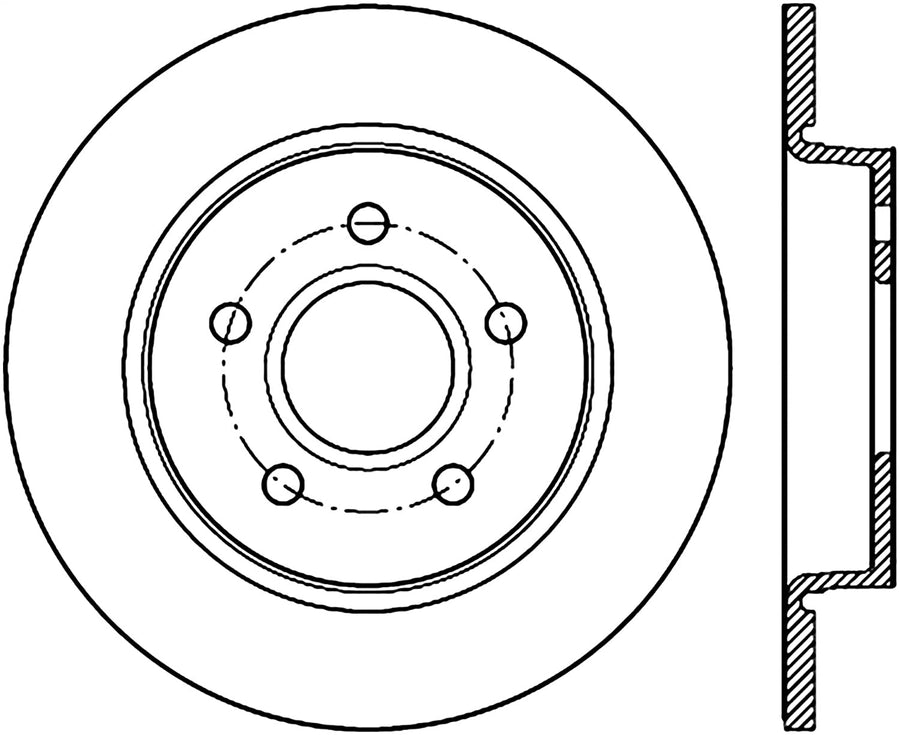 Brake Rotor StopTech (128.61099CR)