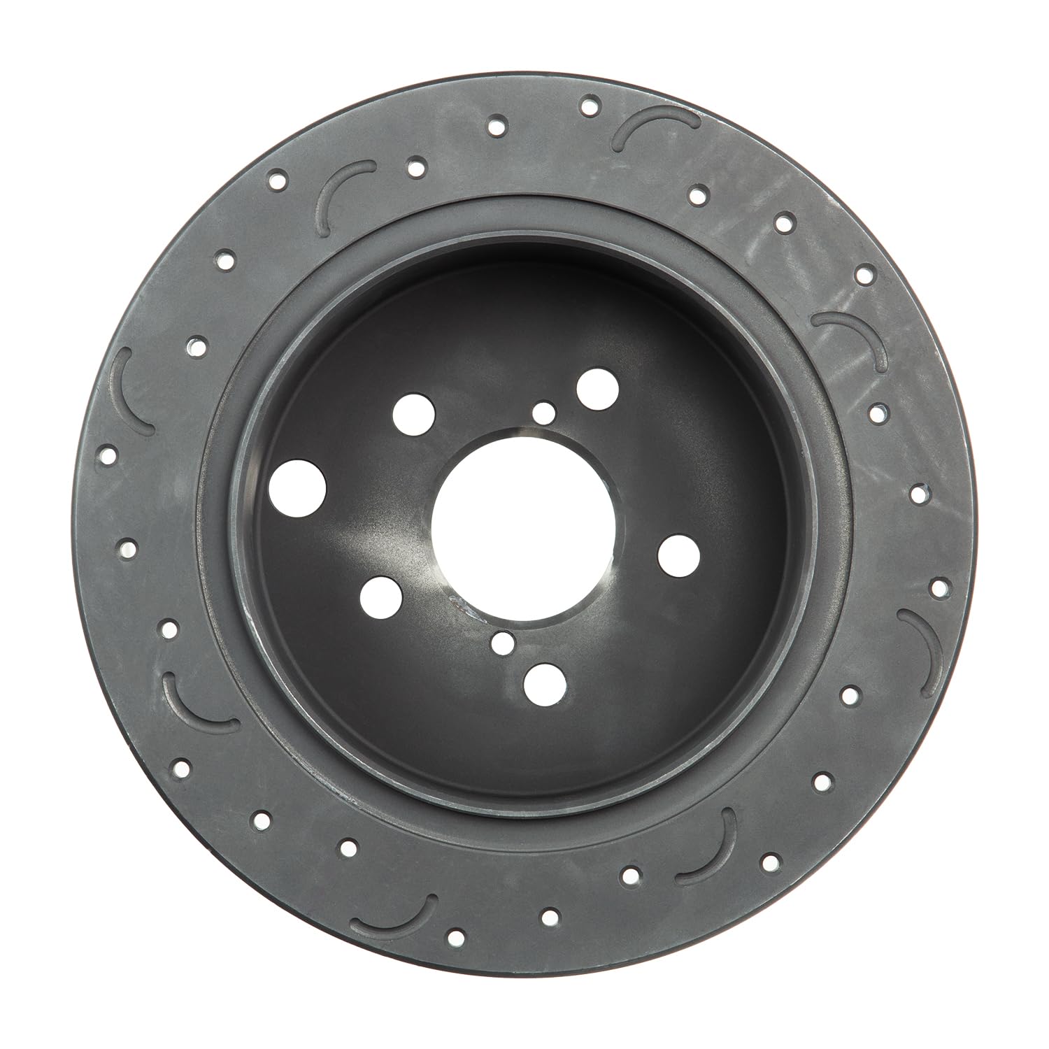 Talon Cross-Drilled and Slotted Vented Rotor, Hawk Performance Brakes, 10.79 in. diameter, 2.5 in. Height