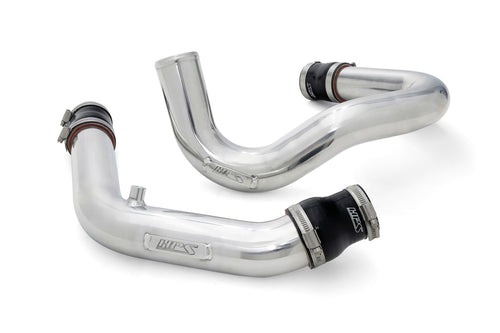 HPS Intercooler Charge Pipe Kit Polish Lower Hot Side and Cold Side Compatible for 2004-2005 Mazda Mazdaspeed Miata 1.8L Turbo, 17-152P