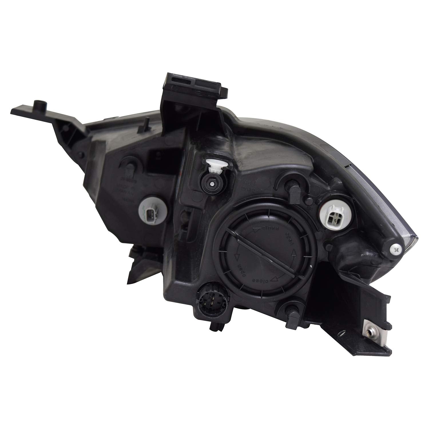 Right TYC Headlight Assembly Compatible with 2013-2015 Dodge Dart