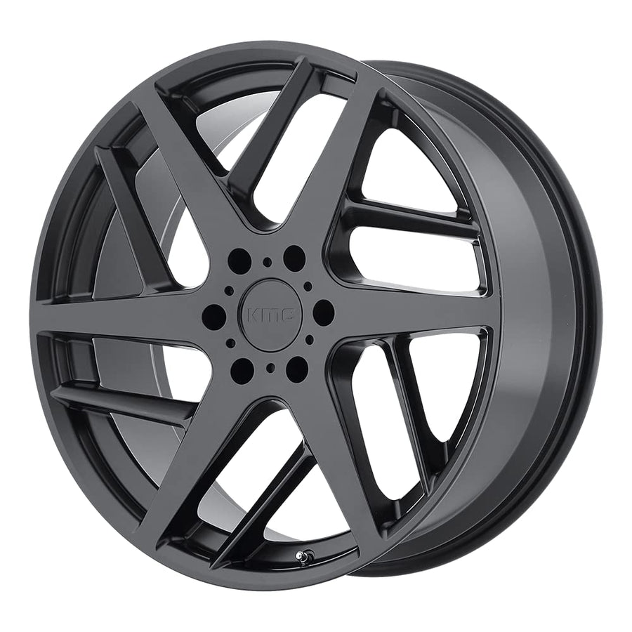 KMC Wheels Satin Black KM699 Wheel (22x9/6x139.7, +35mm Offset)