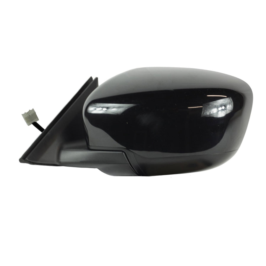 Driver Side Mirror for Nissan Rogue Built US, Korea and Japan, Textured Black w/PTM Cover, Foldaway, Power