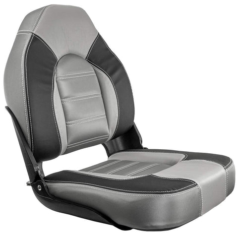 Premium Skipper High-Back Chair Springfield 1061063-B - Charcoal/Gray with Black Shell