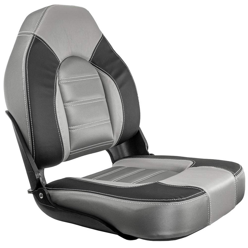Premium Skipper High-Back Chair Springfield 1061063-B - Charcoal/Gray with Black Shell