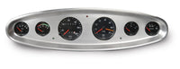 3-3/8" Lokar BDI-9122 6 Gauge Polished Dolphin Dash Insert