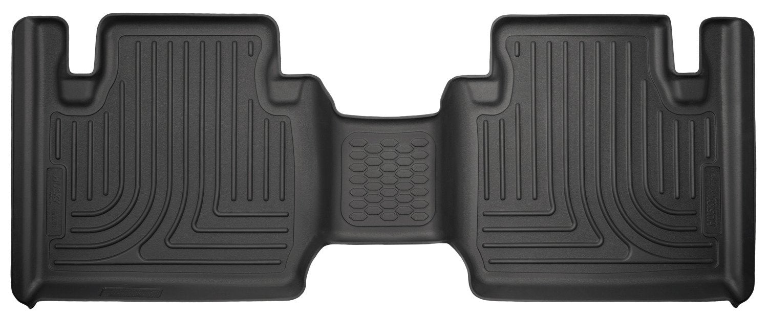 Weatherbeater Husky Liners Floor Mats | Fits 2012-2024 Toyota Tacoma, (Access CAB ONLY) | 2nd Row, 1-pc Black - 14941