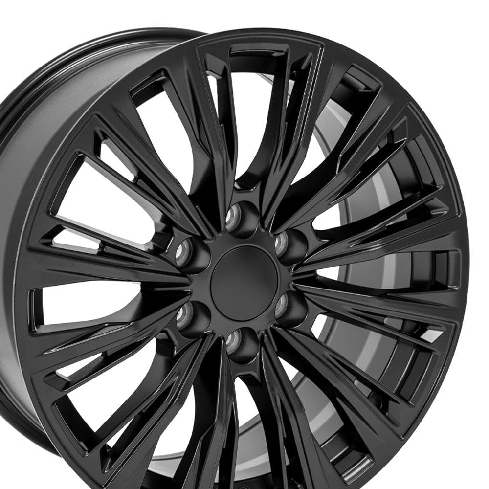 20 Inch OE Wheels CA93 Rim Fits Escalade-V Series Style 6x139.7 20x9 Satin Black - Hollander 4869 (1)
