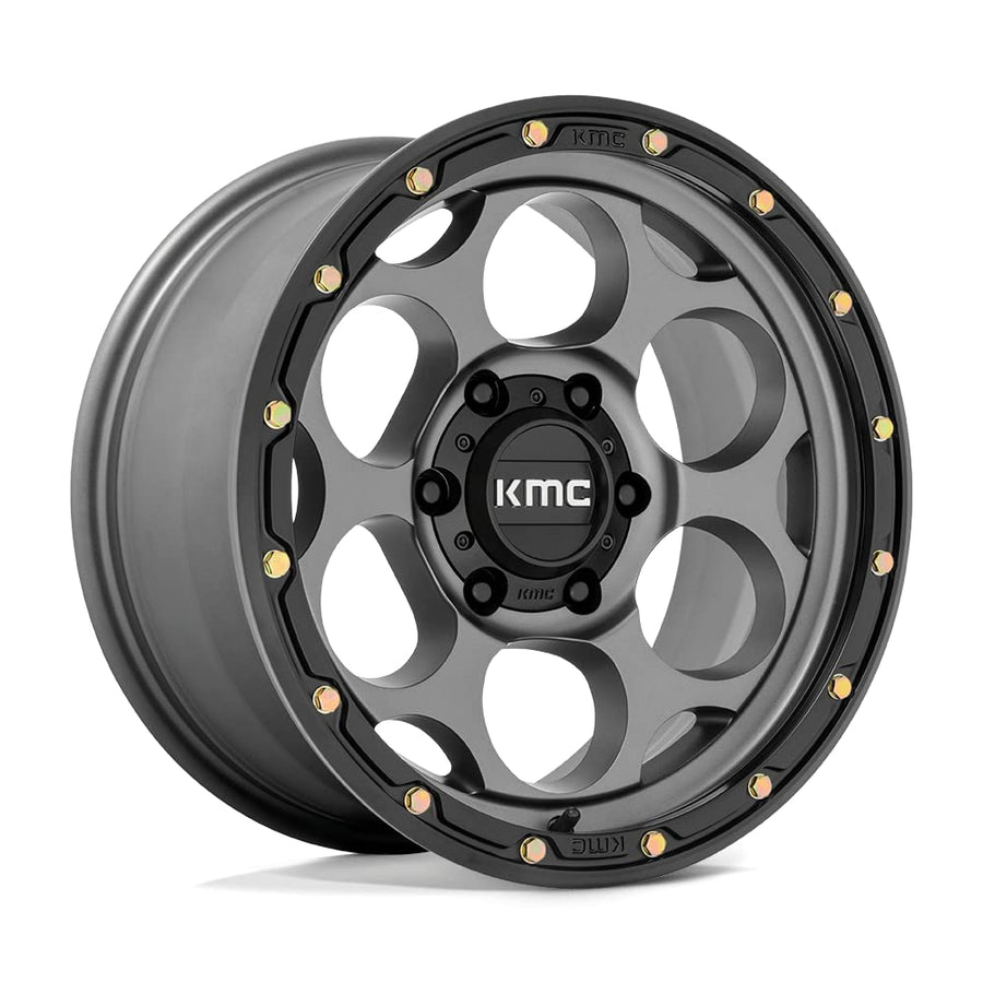 KMC Wheels KM541 17X8.5 Dirty Harry 5X5.0 S-GRY BLK-LP 18MM