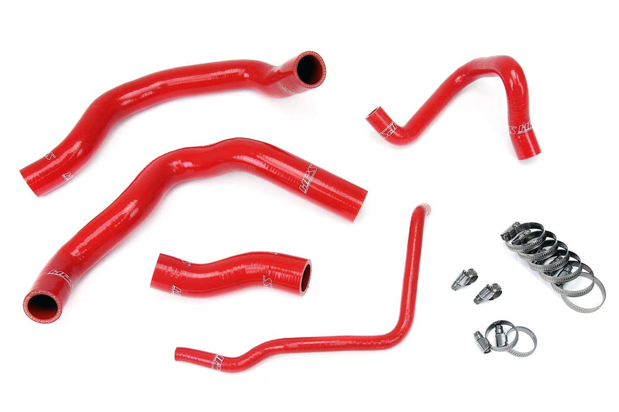 Red Silicone Radiator Coolant Hose Kit HPS 57-1211-RED