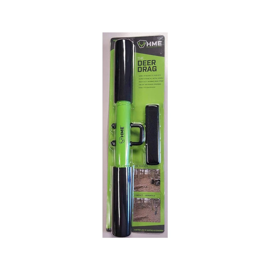 HME Pro Series Deer Drag Game Hunting Easy Grip Handle 2 Person Design Attach to Vehicle Easily