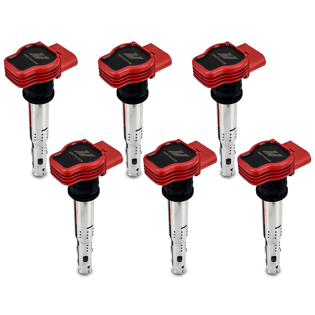Mishimoto Set of 6 Ignition Coil, Compatible with 2006-2008 Volkswagen GTI