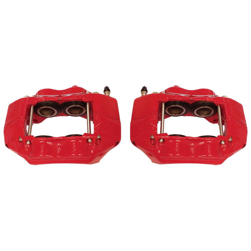 Power Stop S1784 Front Pair of High-Temp Red Powder Coated Calipers For Toyota Tacoma 1995-2004 [Model Specific]