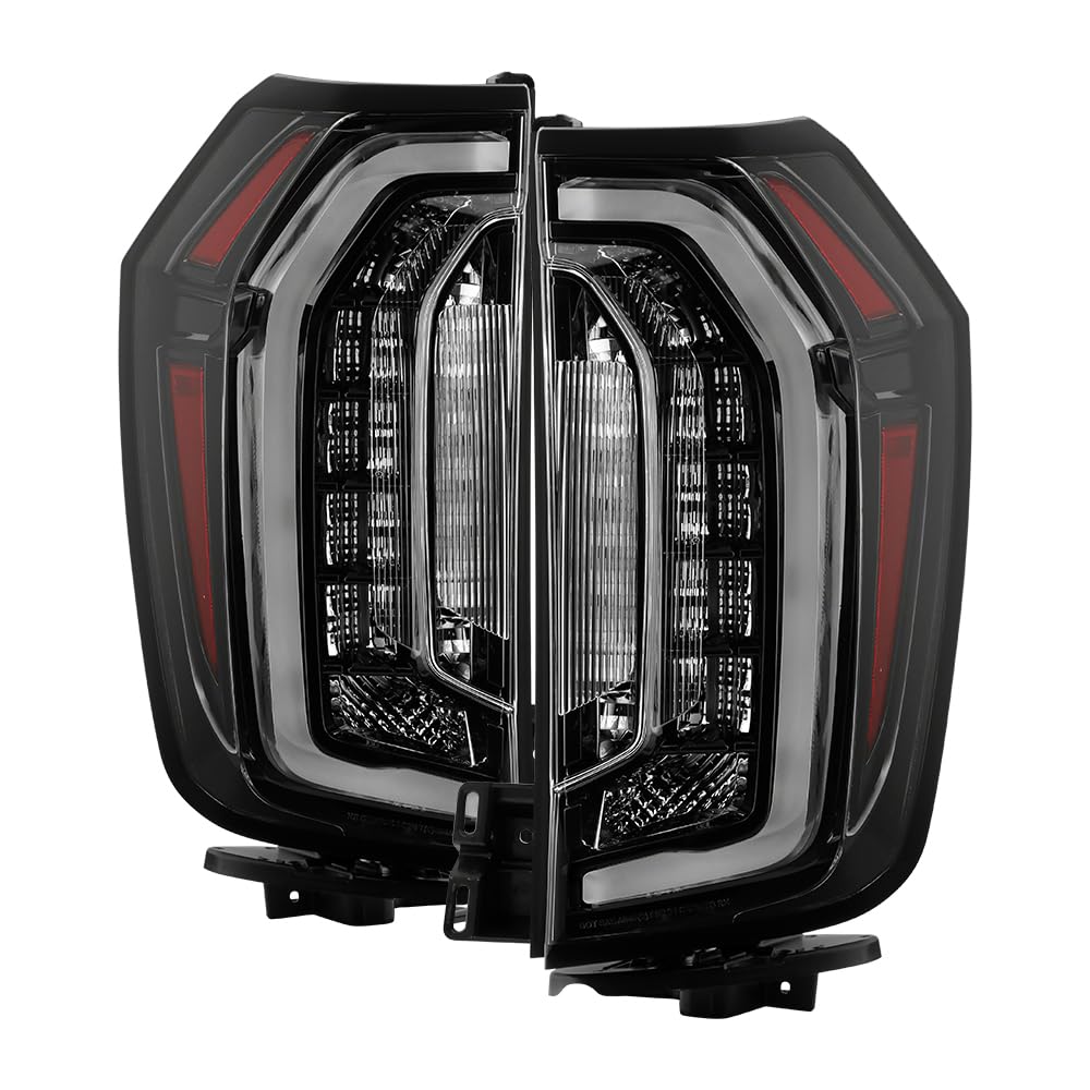 Chevy Suburban/Tahoe (POE) 21-24 OE+ Full LED Tail Light - Black (2021 Yukon Style)
