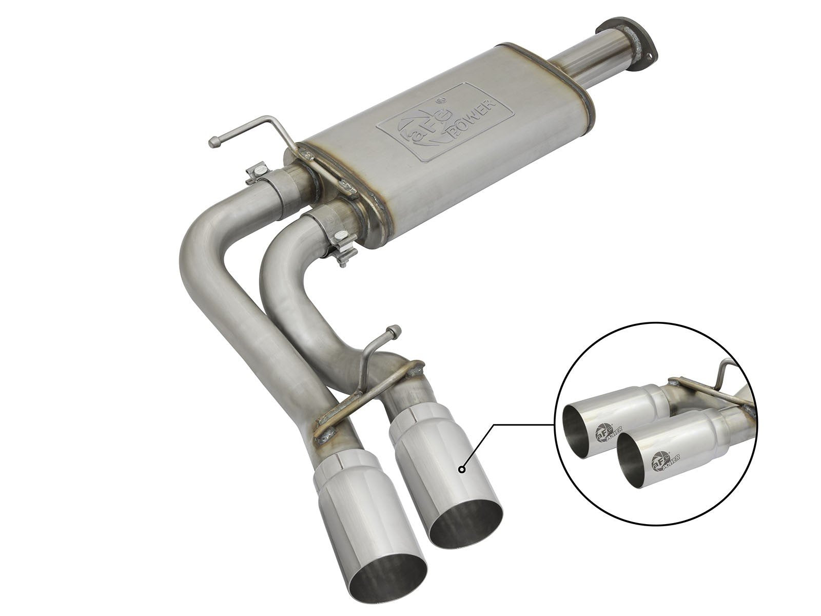 aFe Power Exhaust System 49-46032-P (for Toyota, Rebel)