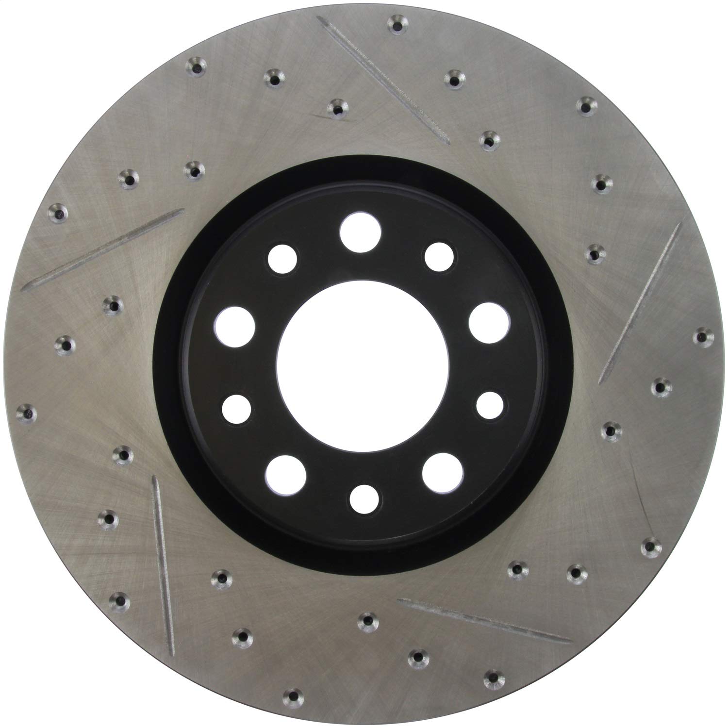 Sport Drilled/Slotted Brake Rotor StopTech 127.63080L (Front Left), 1 Pack