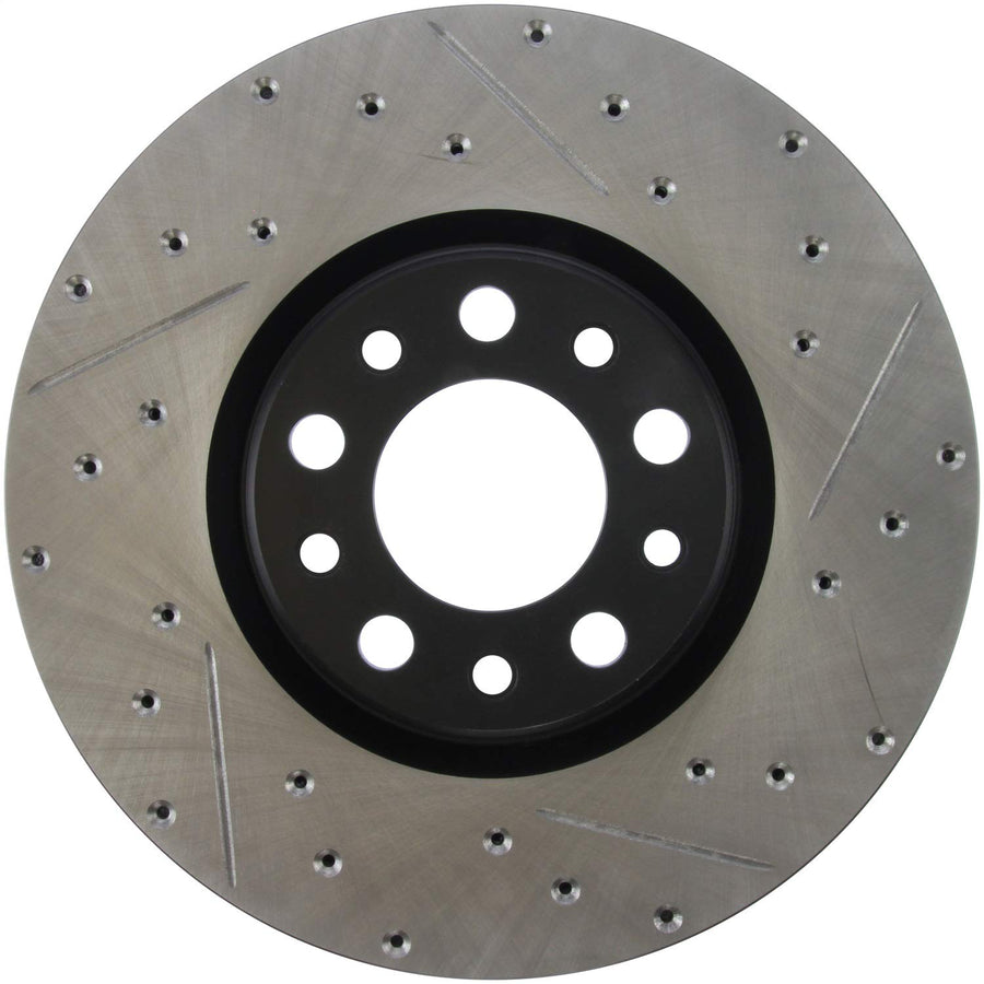 Sport Drilled/Slotted Brake Rotor StopTech 127.63080L (Front Left), 1 Pack