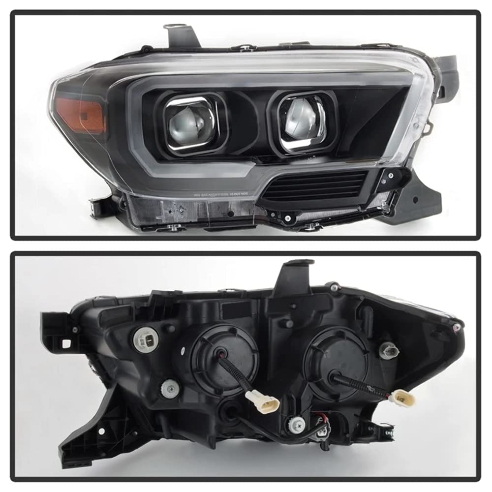 Spyder Projector Headlight Xtune PRO-JH-TTA16-LBDRL-BK, 1 Pack