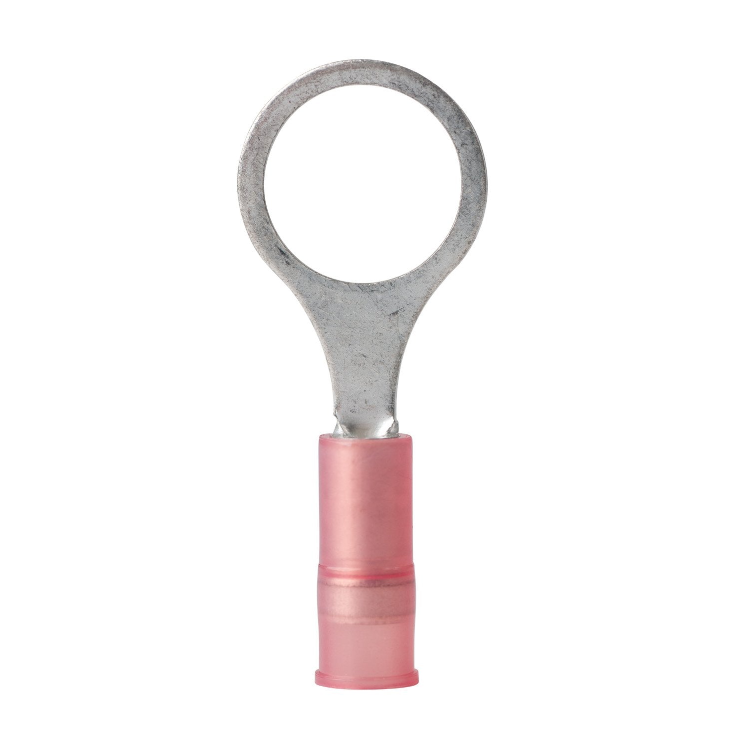 Ancor Marine Grade 210202 Electrical Nylon Insulated Double Crimp Funnel Entry Ring Terminals with Insulation Grip (22 to 18-Gauge, Size 8 Screw, 25-Pack)