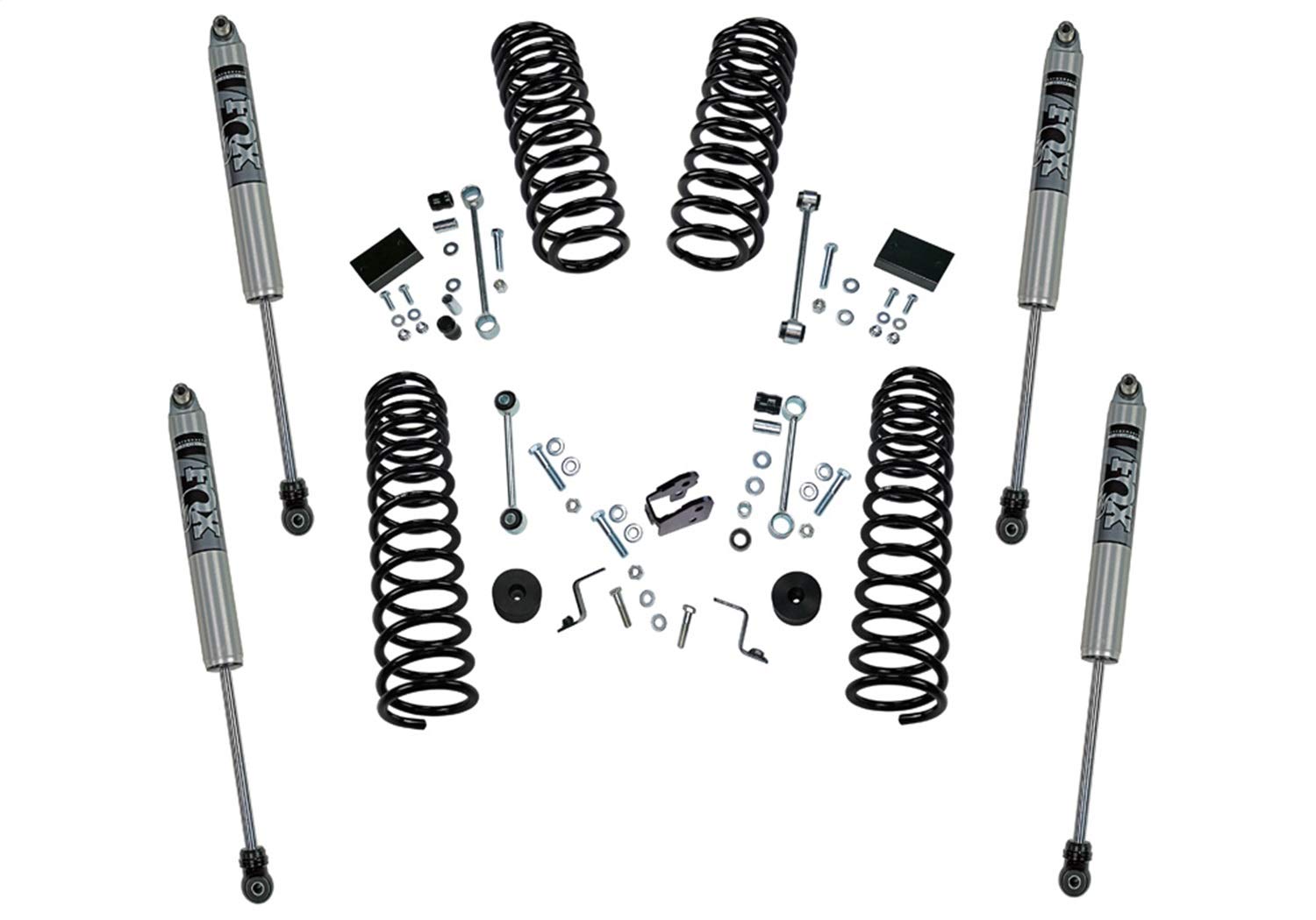 SUPERLIFT SUSPENSION RealTruck 2.5" Lift Kit for Jeep Wrangler JL | Complete Lift Kit with Front & Rear Fox 2.0 Series Shocks | K185F | Fits 2018-2023 Jeep Wrangler JL 2 Door
