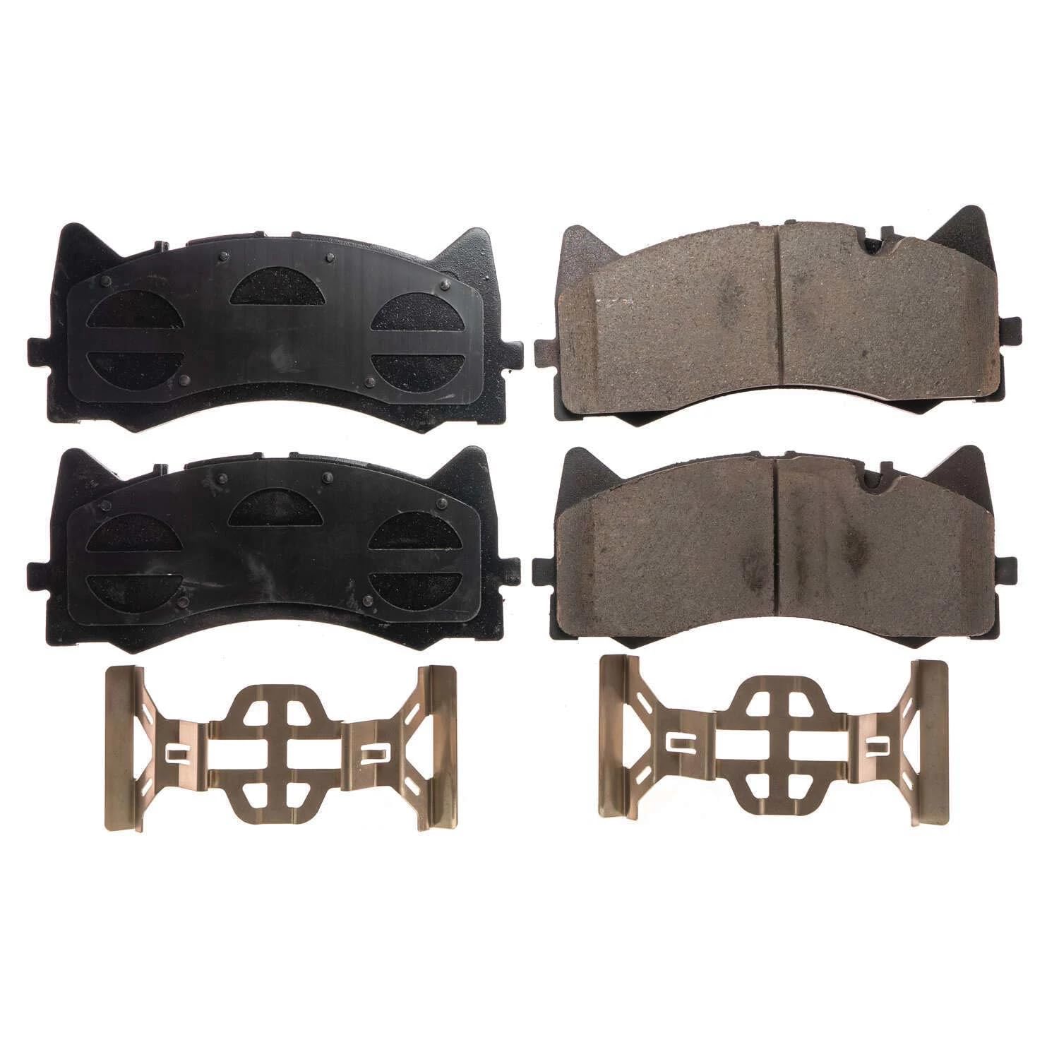 Power Stop Front Brake Kit For AMG GT Mercedes-Benz 2017-19 | Mercedes-Benz C63 AMG 2016-17 - Ceramic Brake Pads With Installation Hardware, 17-1873