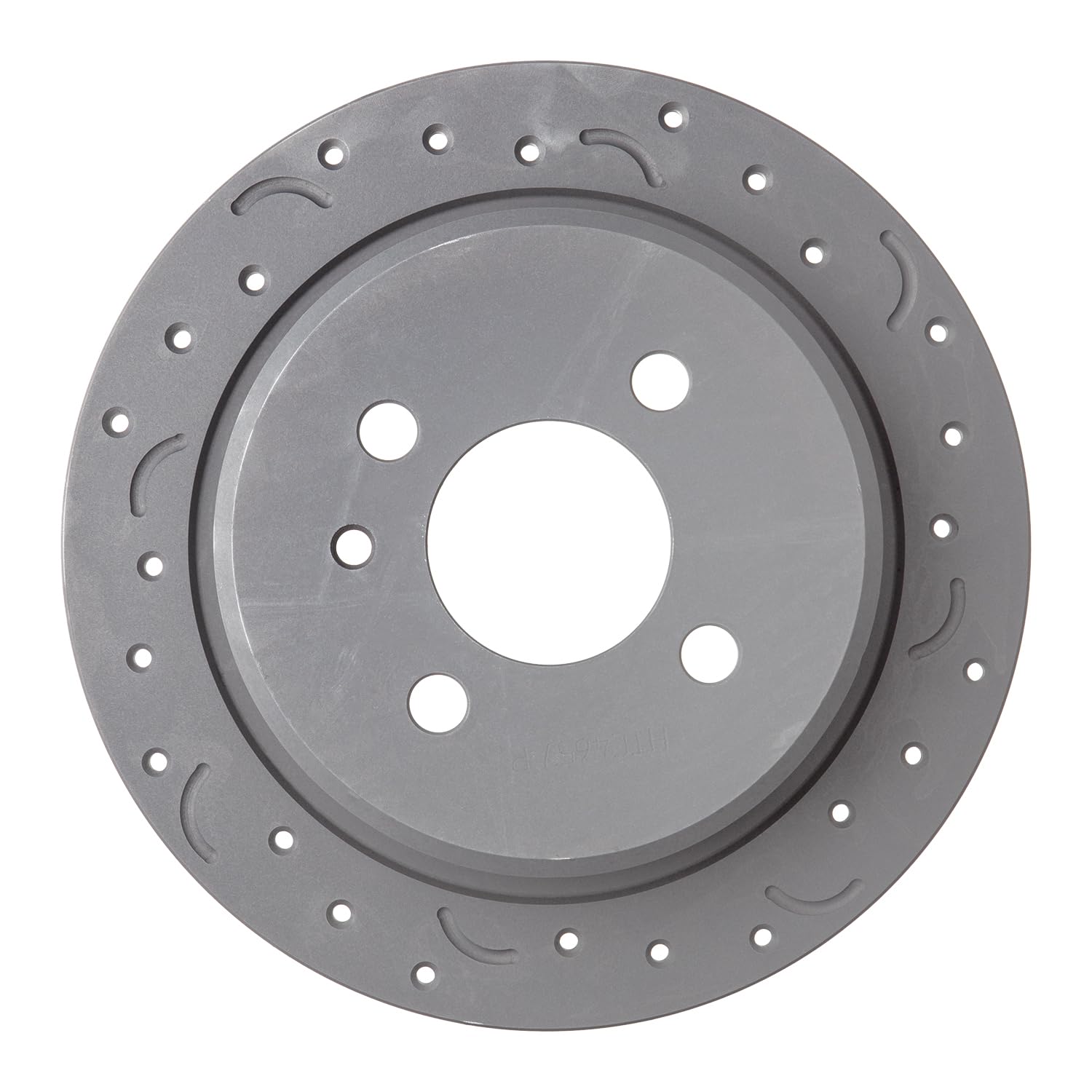 Talon Cross-Drilled and Slotted Solid Rotor, Hawk Performance Brakes, 10.16 in. Diameter, 2.36 in. Height