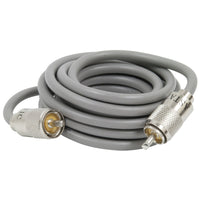 GREY ASTATIC rg8x 9' CB Ham Coax Antenna Cable
