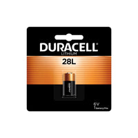 28L Duracell 6V Lithium Battery, 1 Count Pack, 28L 6 Volt High Power Lithium Battery, Long-Lasting for Video and Photo Cameras, Lighting Equipment, and More