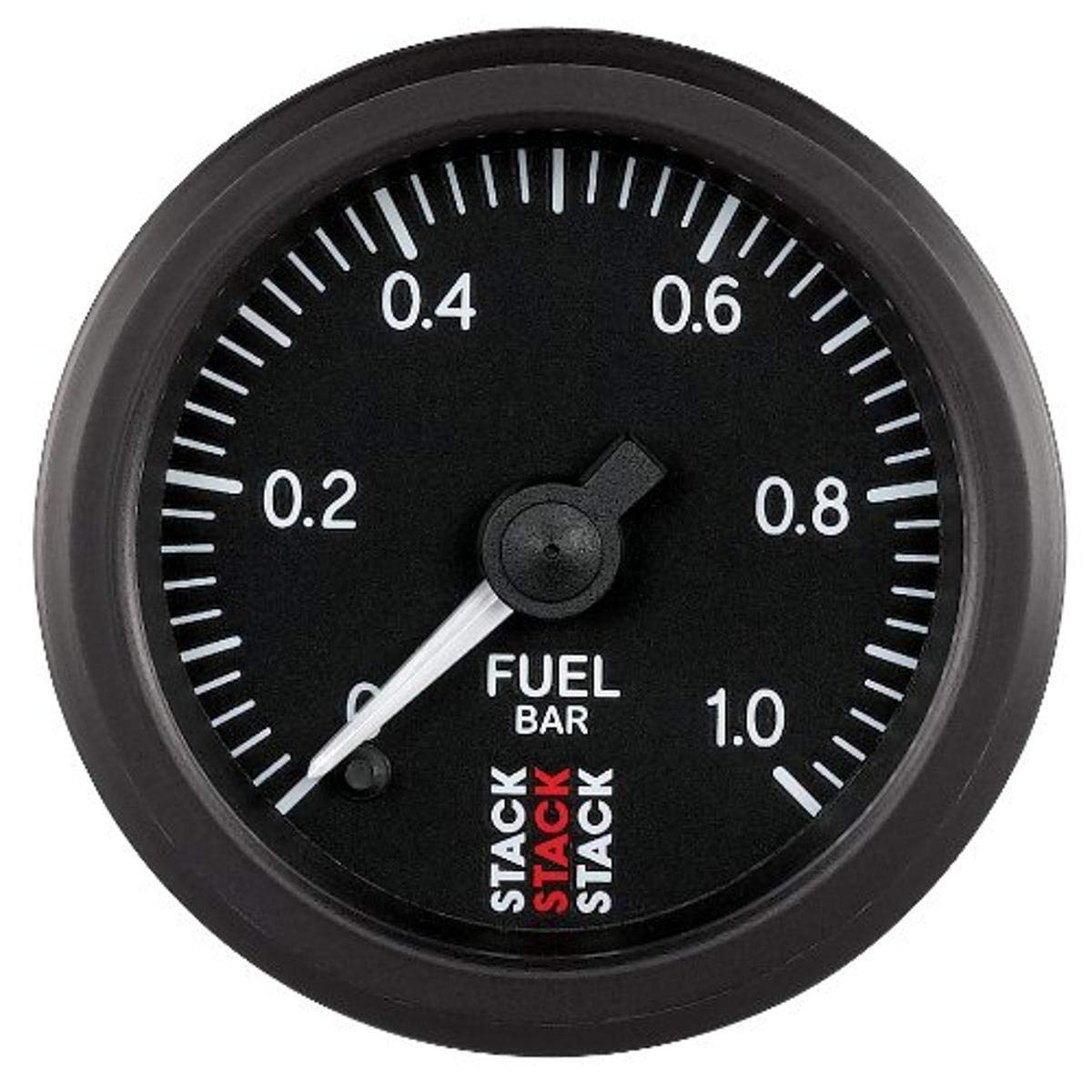 Stack ST3303 52mm Black M10 Male 0-1 Bar Professional Stepper Motor Fuel Pressure Gauge