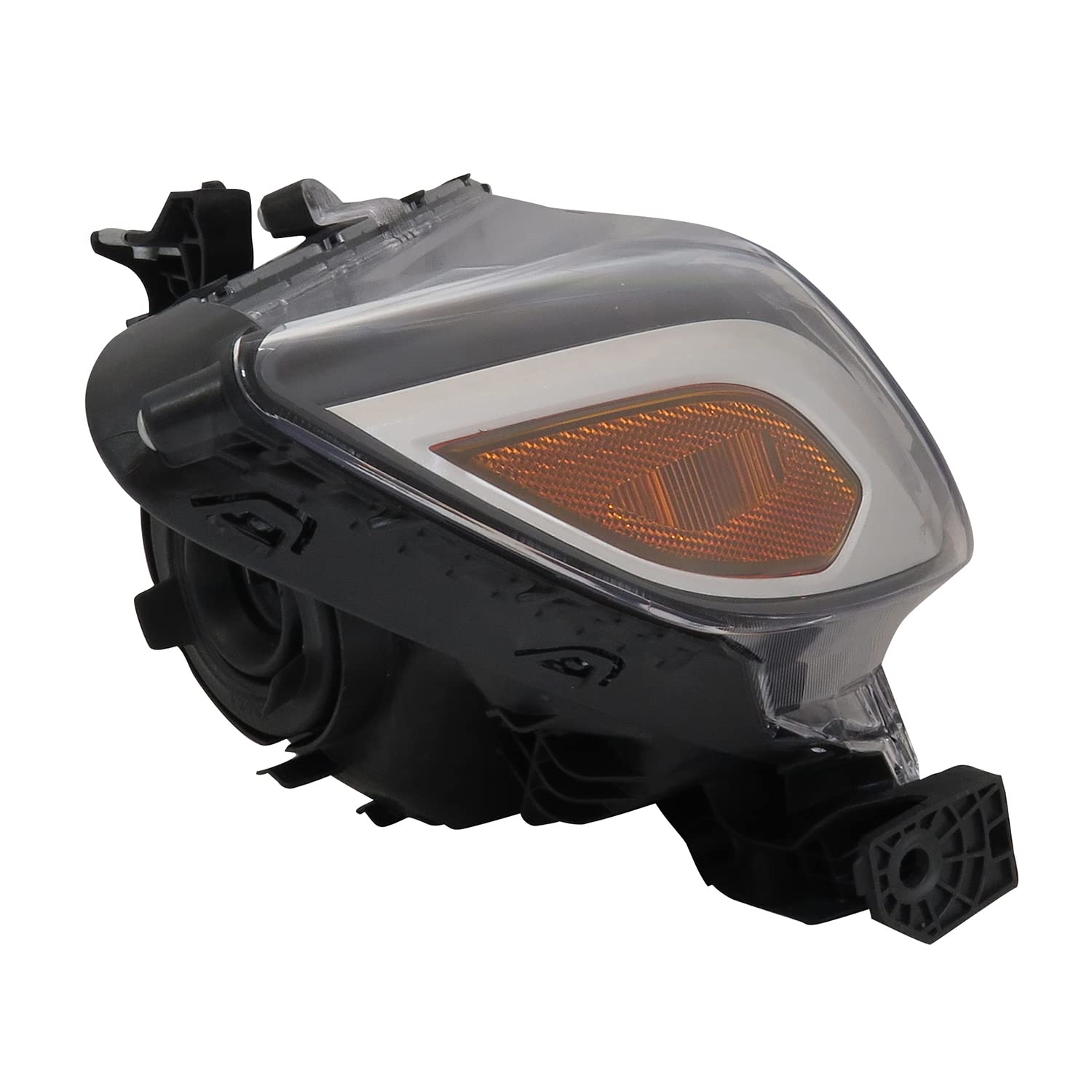 Right TYC Headlight Assembly Compatible with 2015-2017 Honda FIT