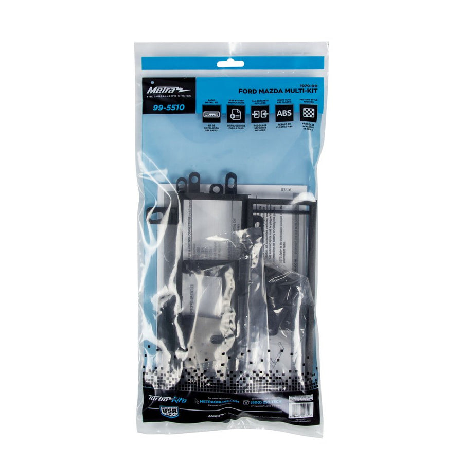 Metra 99-5510 Electronics Installation Multi-Kit for Select 1982-up Ford/Mercury/Jeep Vehicles (Black)