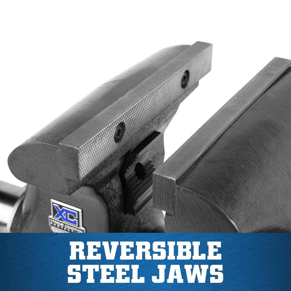 Tradesman Wilton XC Bench Vise, 8" Jaw Width, 6-3/4" Max Jaw Opening, 4-3/4" Throat (Model 1780XC)