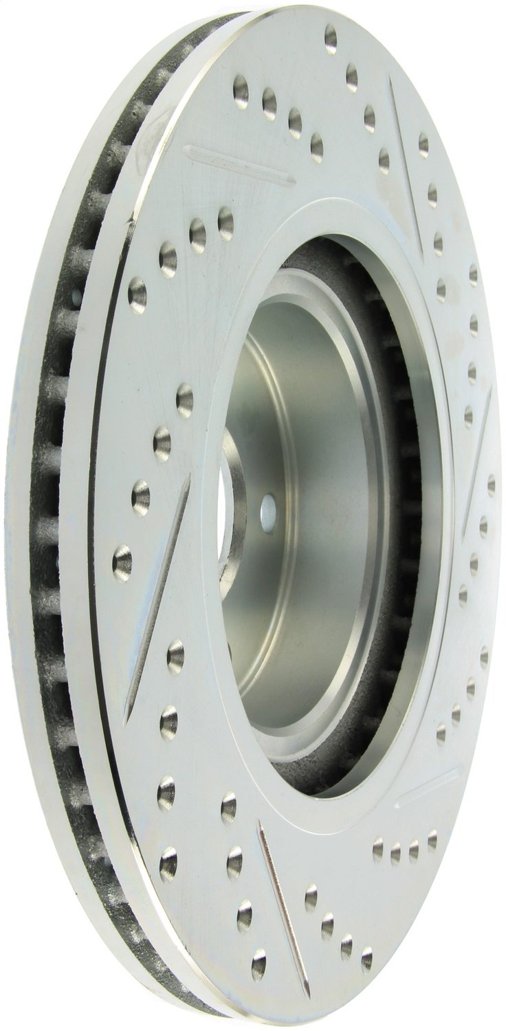 Front Right StopTech 227.47021R Select Sport Drilled and Slotted Brake Rotor