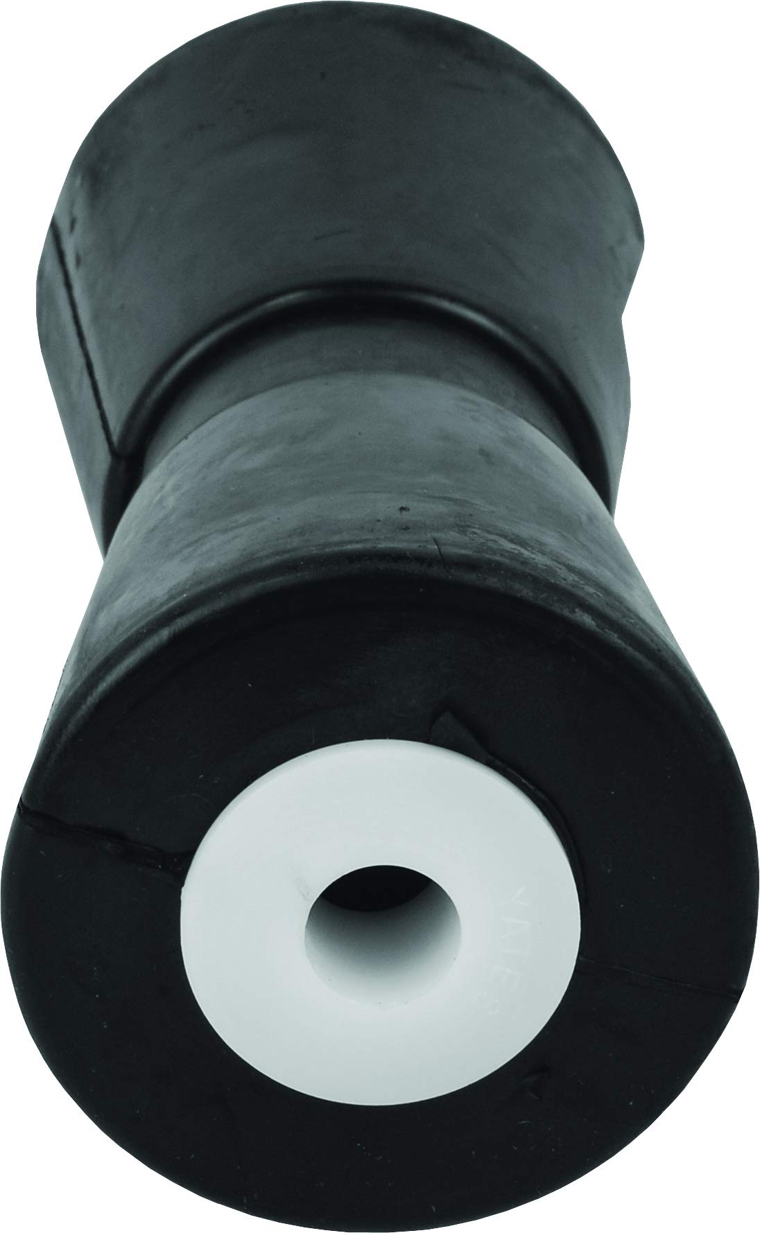 Attwood Heavy Duty 11217-1 Boat Trailer Roller, Rubber Shaft Keel, Black, 12-Inch x 5/8-Inch