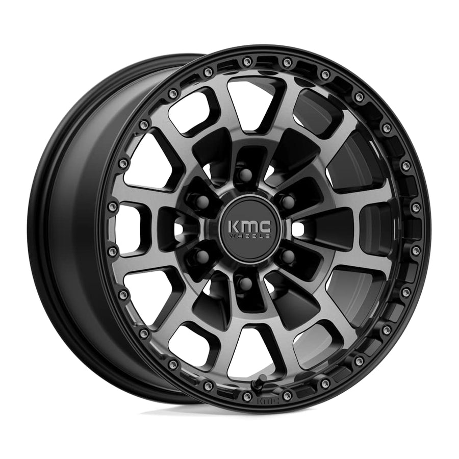 KMC Wheels Summit KM718 17X8.5 6X5.5 S-BLK GTCC 18MM