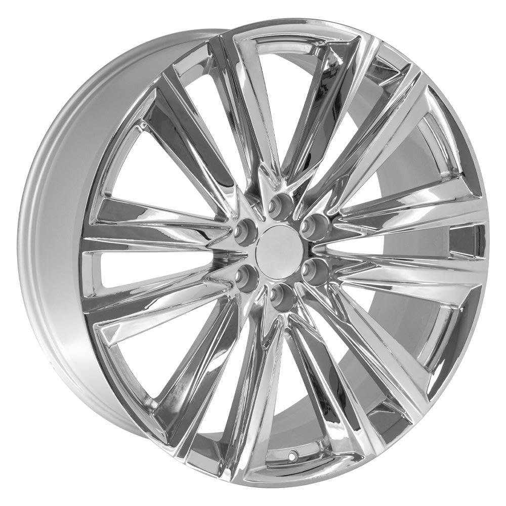 26 Inch OE Wheels CA91 Rim Fits Escalade Sport Style 6x139.7 26x10 Chrome - Hollander 4869 (1)