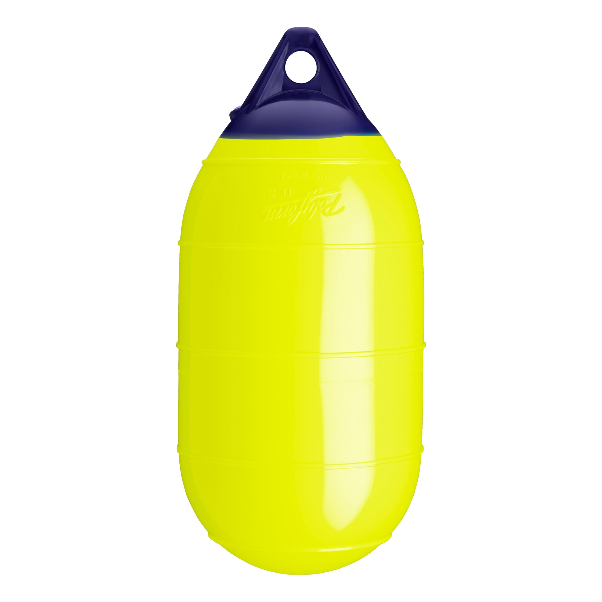 Polyform Low Drag Buoy LD-1 Standard Blue Ropehold - Saturn Yellow Series
