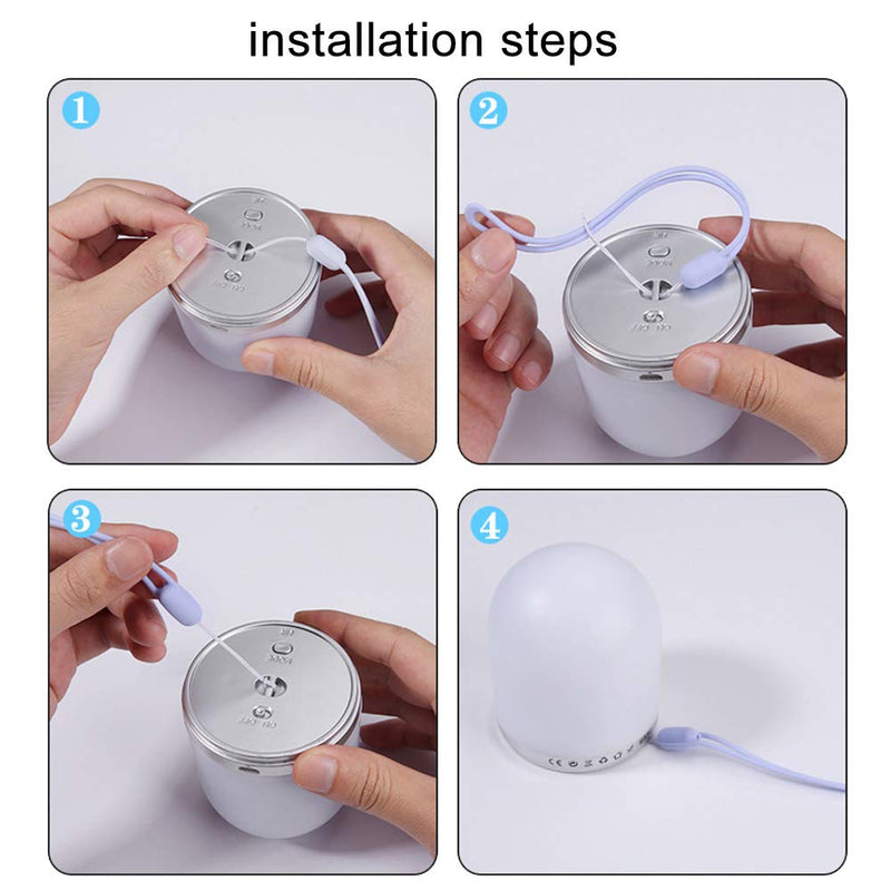 LED Night Light CfoPiryx, Portable Adjustable USB Charging 7 Colors Night Light for Kids, Bedroom Sleeping