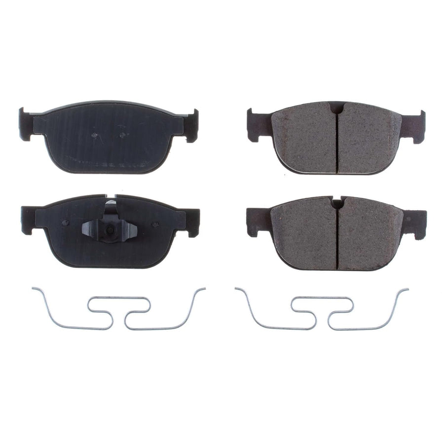 Power Stop Front Brake Kit For Polestar 2 2021 |Volvo C40 Recharge 2022-24 |EX40 2025 |S60 2019-25 |S90 2017-24 |Volvo V60 2019-21 - Ceramic Brake Pads With Hardware Installation, 17-1865