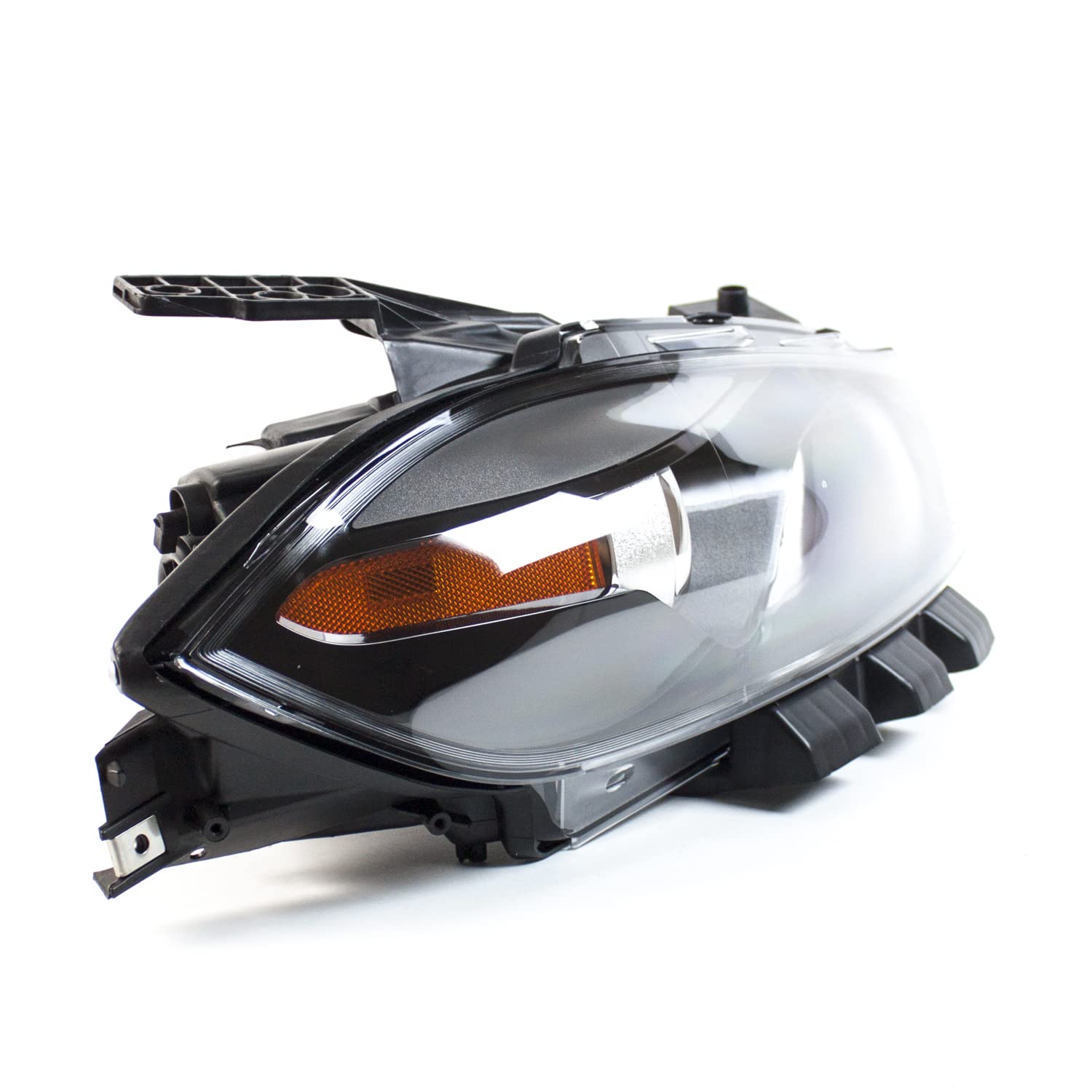 Right TYC Headlight Assembly Compatible with 2013-2015 Dodge Dart