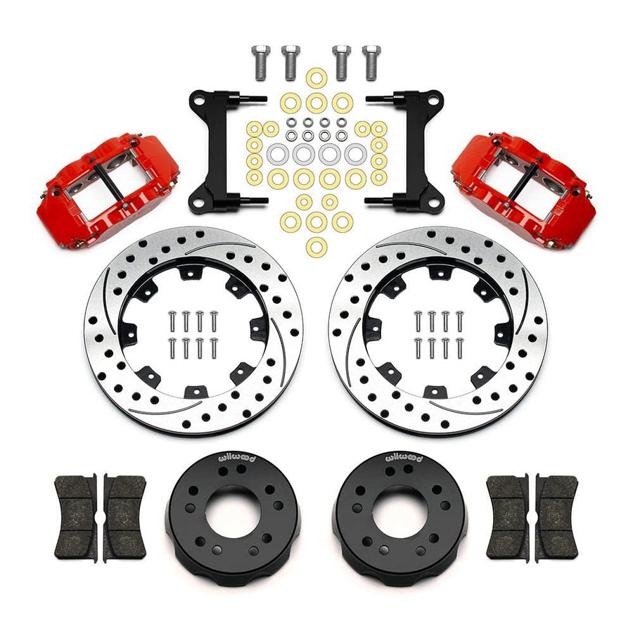 Front Disc Brake Kit Wilwood 140-15302-DR (C10Pro Spindle 12.19in), 1 Pack