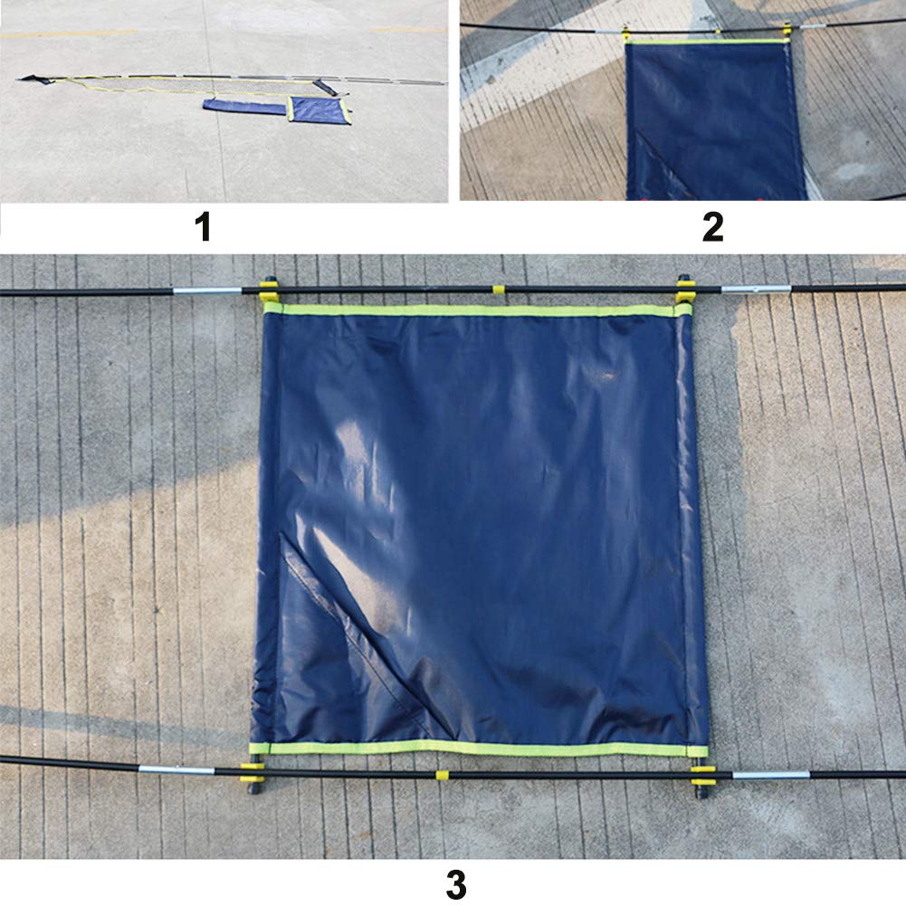 Lightweight Badminton Net, Portable Movable Mesh Badminton Net with Stand, Suitable for Indoor Outdoor Training Beach Sports Competition Lawn Backyard and More