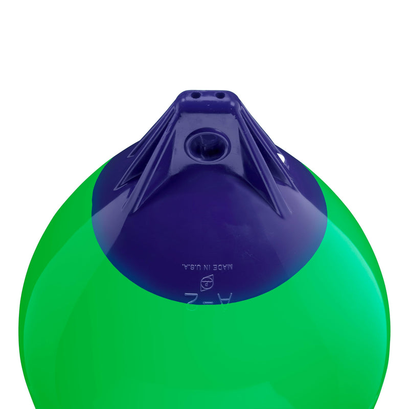 Polyform A-2 Standard Blue Ropehold Buoy - Green